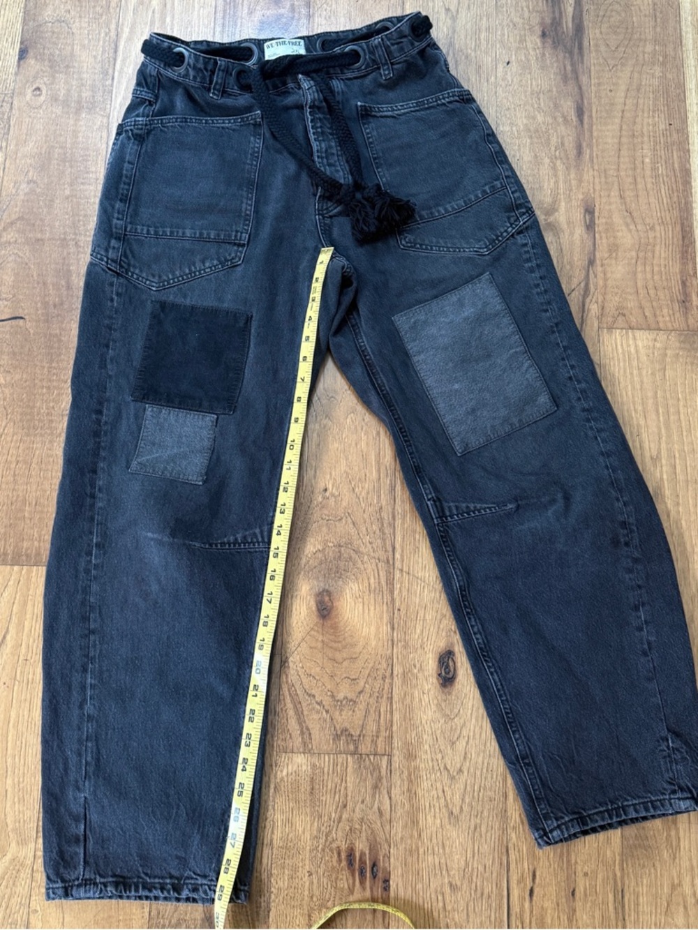 We the Free — Free People Moxie Barrel Black Size 27 L - Picture 6 of 7